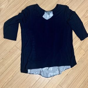 Market and Spruce Navy Too with Patterned Back